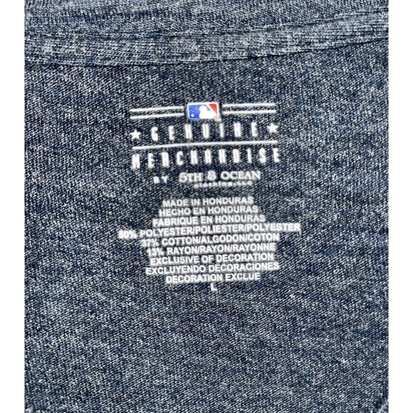 New York Yankees T Shirt Womens Size L Gray MLB Baseball Outdoor Casual Ladies - Picture 5 of 5